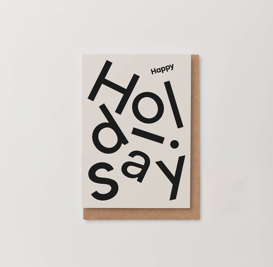 Kinshipped - 'Happy Holidays’ Seasonal/Christmas Card