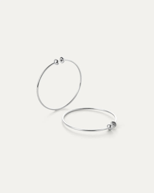 Jenny Bird - Icon Hoops Medium - Silver