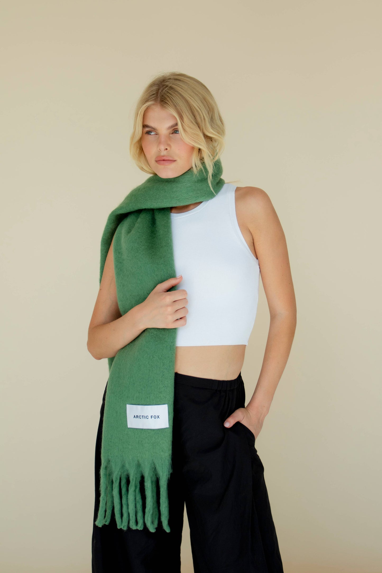 Arctic Fox & Co - The Stockholm Scarf - 100% Recycled - Forest Fern