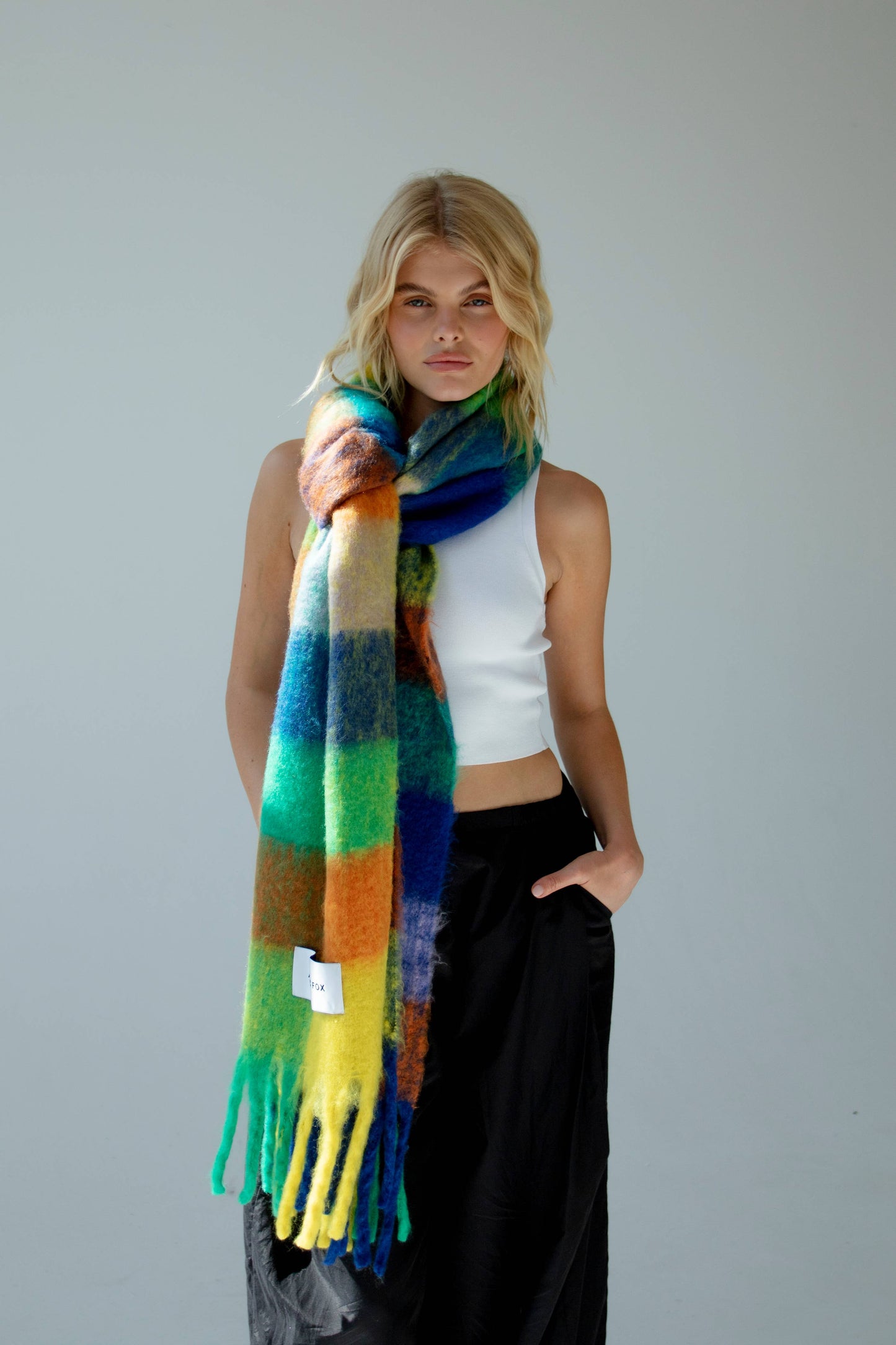 Arctic Fox & Co - The Reykjavik Scarf - 100% Recycled - Nordic Skies