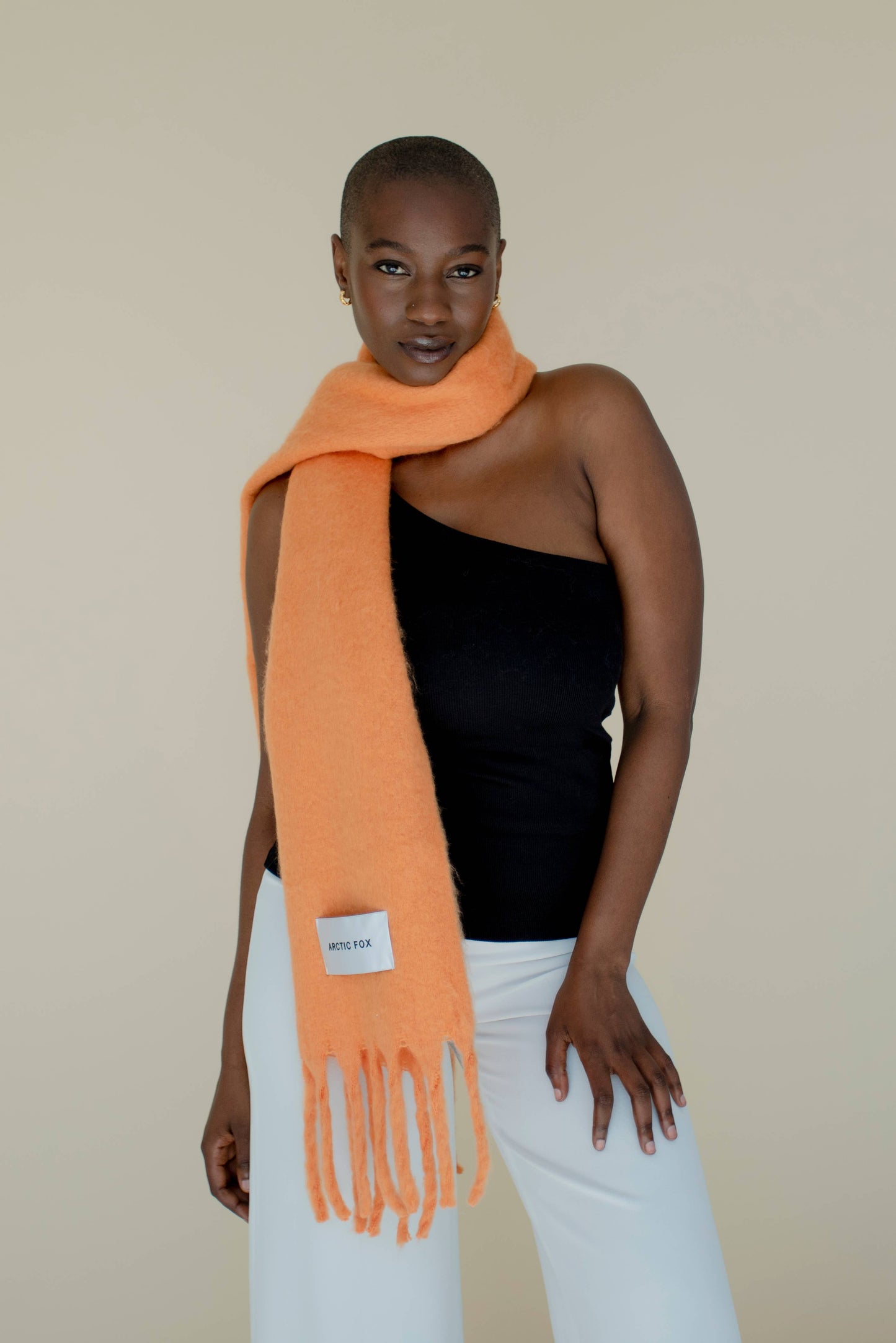 Arctic Fox & Co - The Stockholm Scarf - 100% Recycled - Apricot