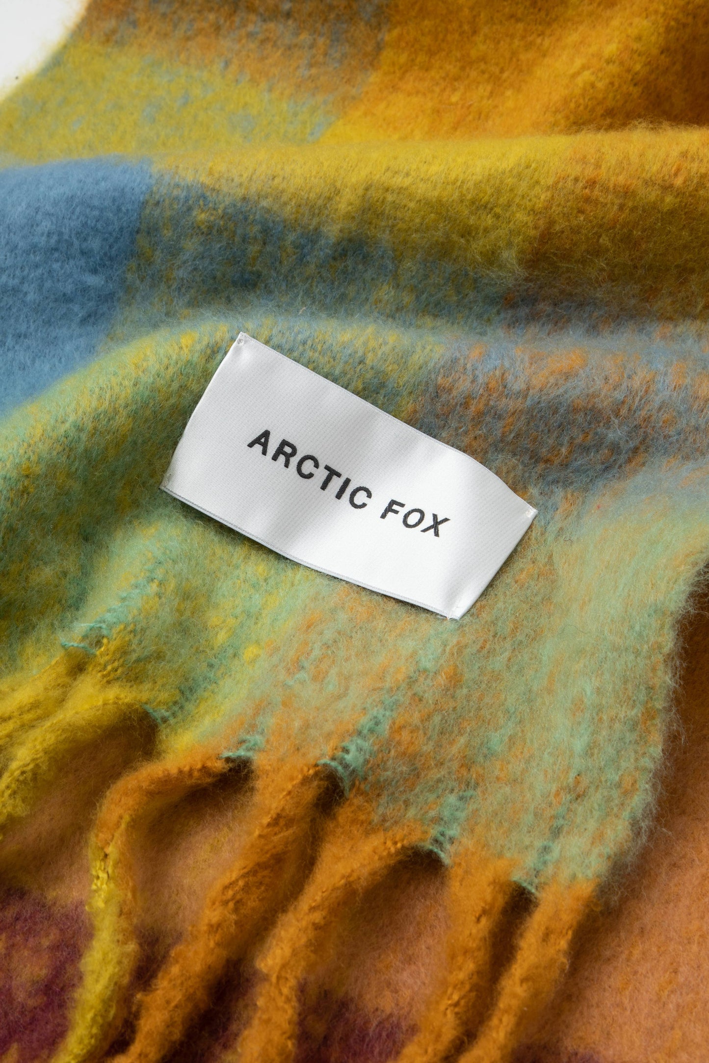 Arctic Fox & Co. - The Reykjavik Scarf - Yellow Check