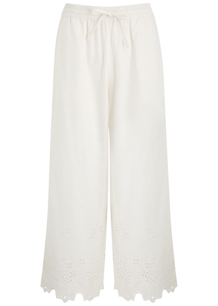 Damson Madder Lana Trousers - White