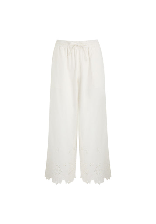 Damson Madder Lana Trousers - White