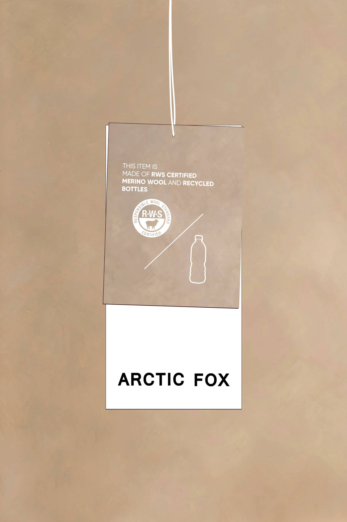 Arctic Fox & Co - The Reykjavik Scarf with RWS Wool - Grey