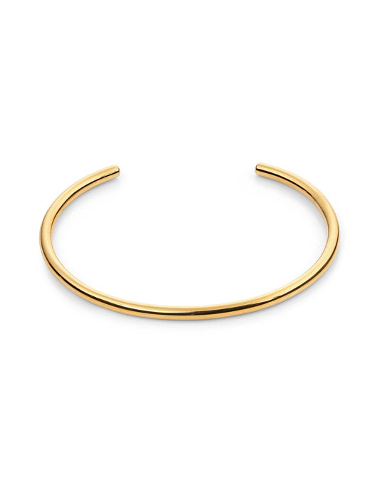 Nordic Muse -  Minimal Gold Bangle