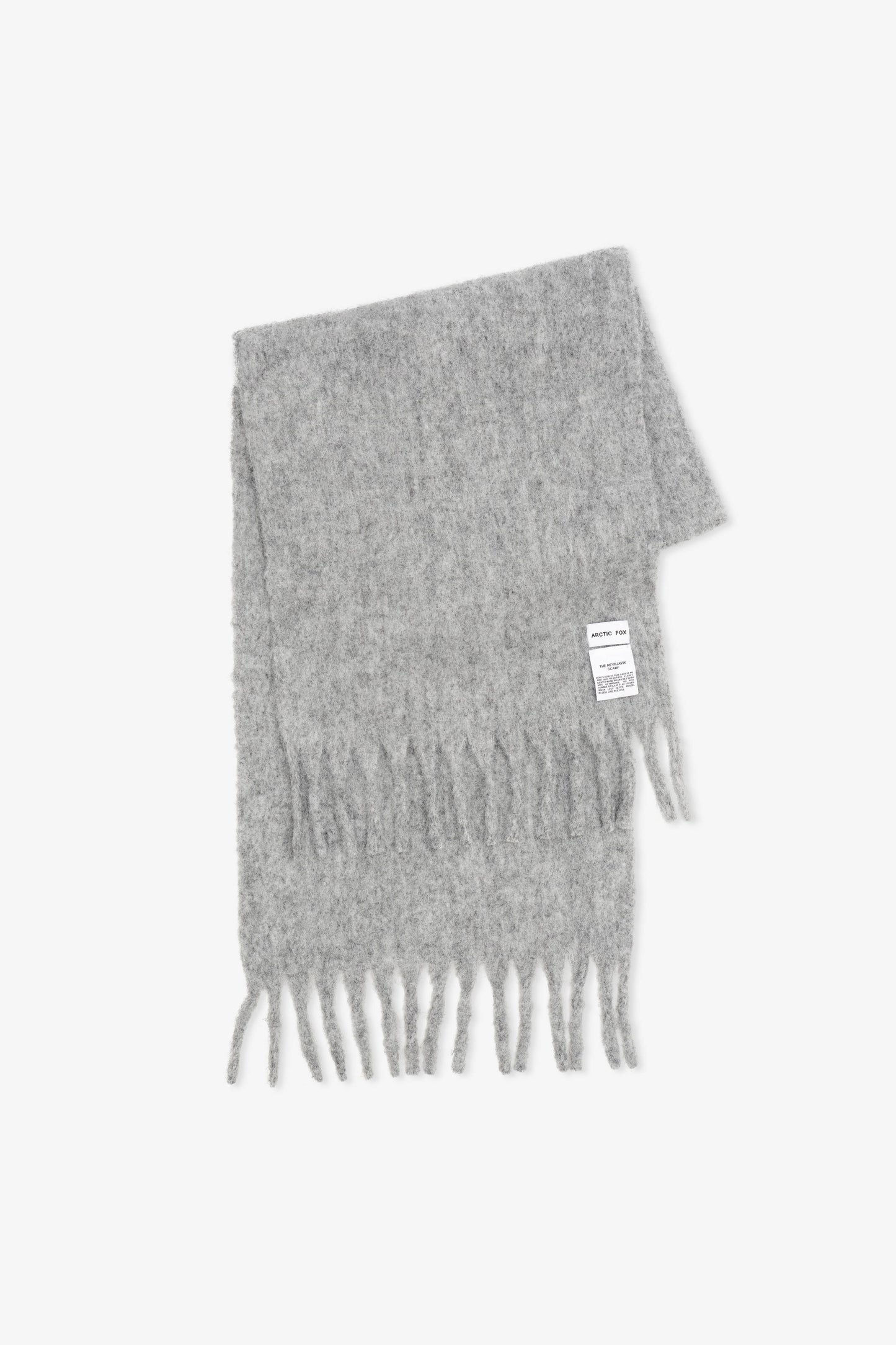 Arctic Fox & Co - The Reykjavik Scarf with RWS Wool - Grey