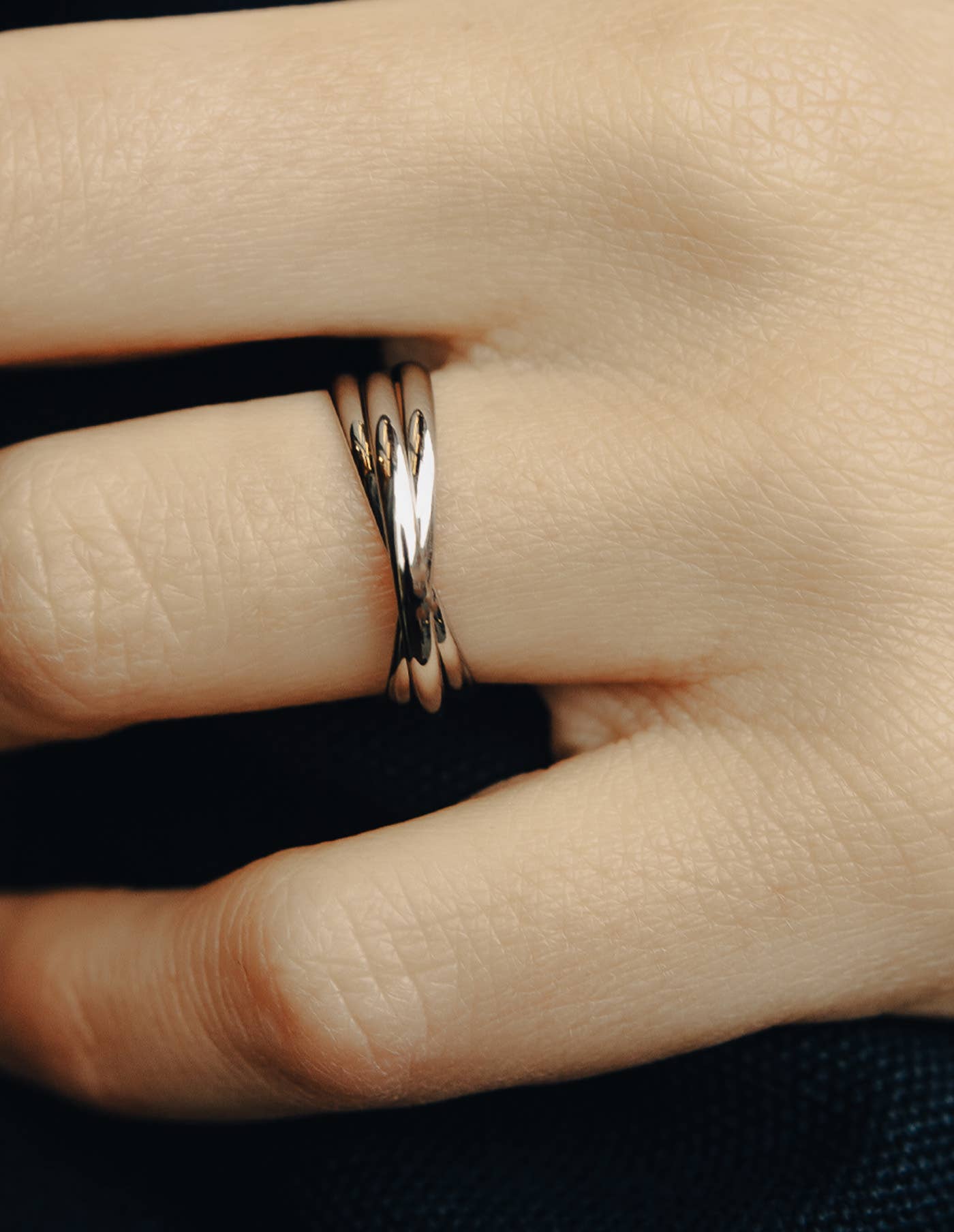 Nordic Muse -  Silver Entwine Ring