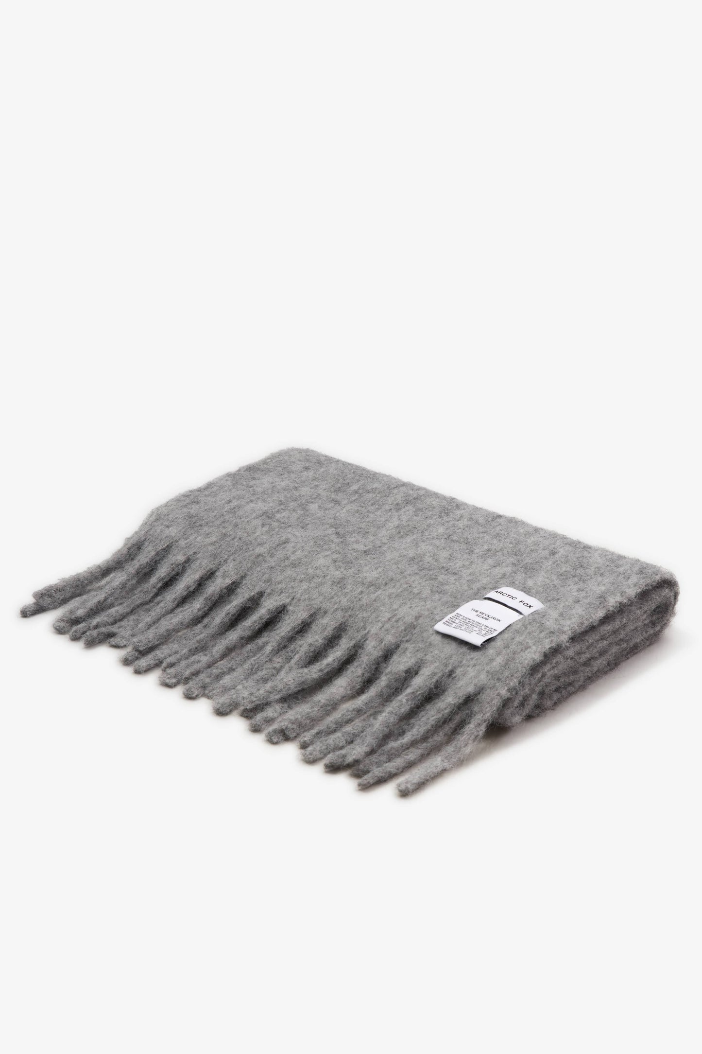 Arctic Fox & Co - The Reykjavik Scarf with RWS Wool - Grey