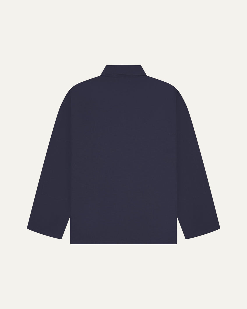 Uskees Buttoned Cord Overshirt - Midnight Blue