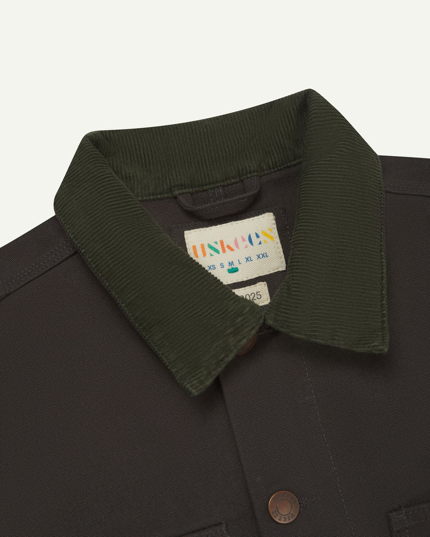 Uskees Canvas Chore Jacket - Charcoal