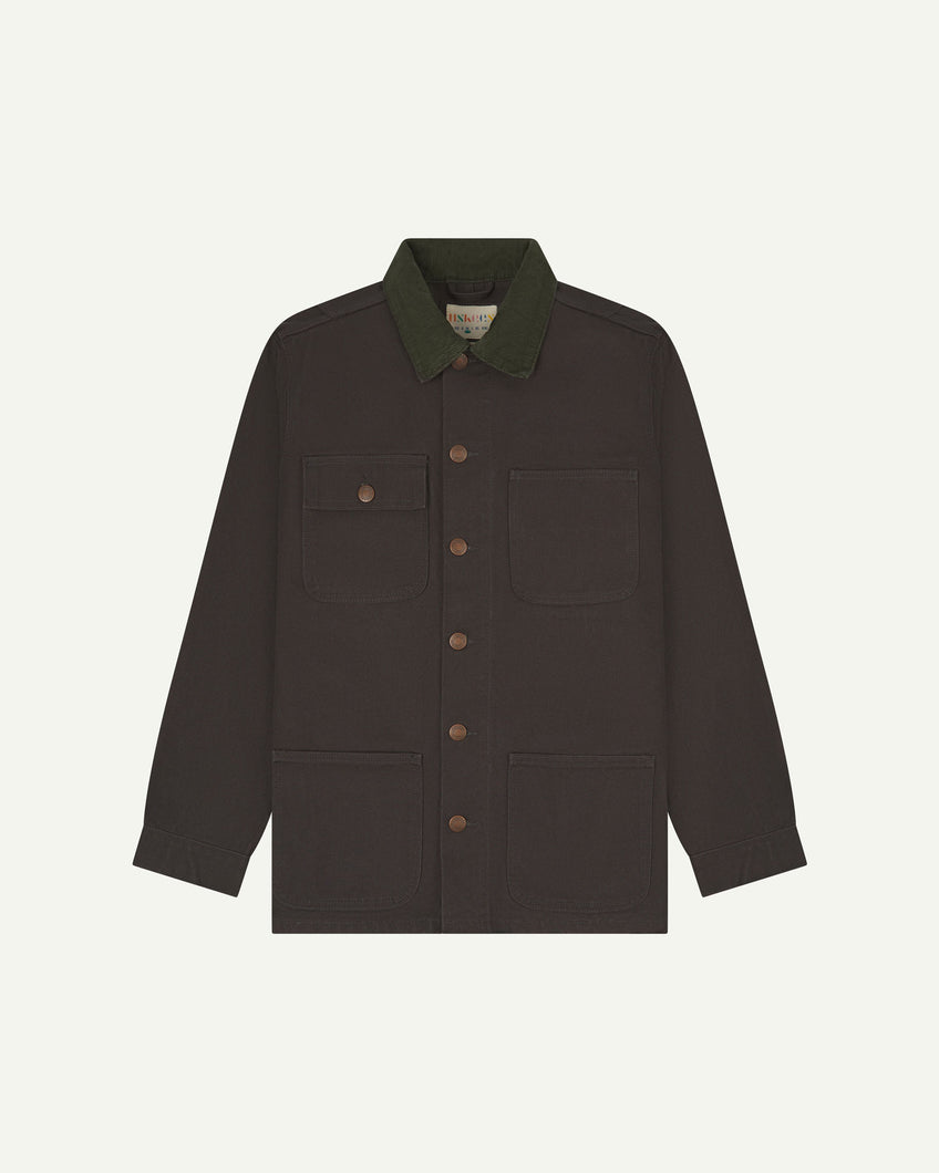 Uskees Canvas Chore Jacket - Charcoal