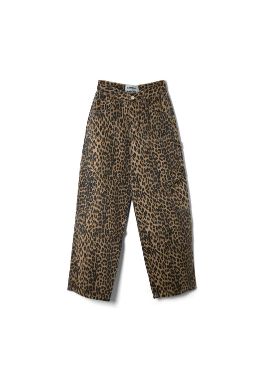 Damson Madder Jeans - Leopard Cargo