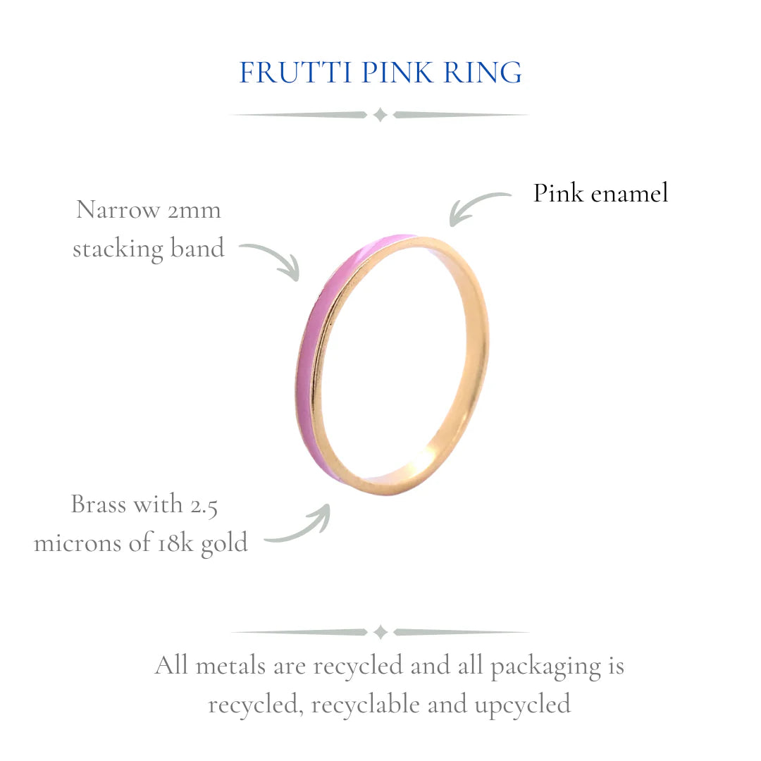 Gem Bazaar Frutti Ring - Pink