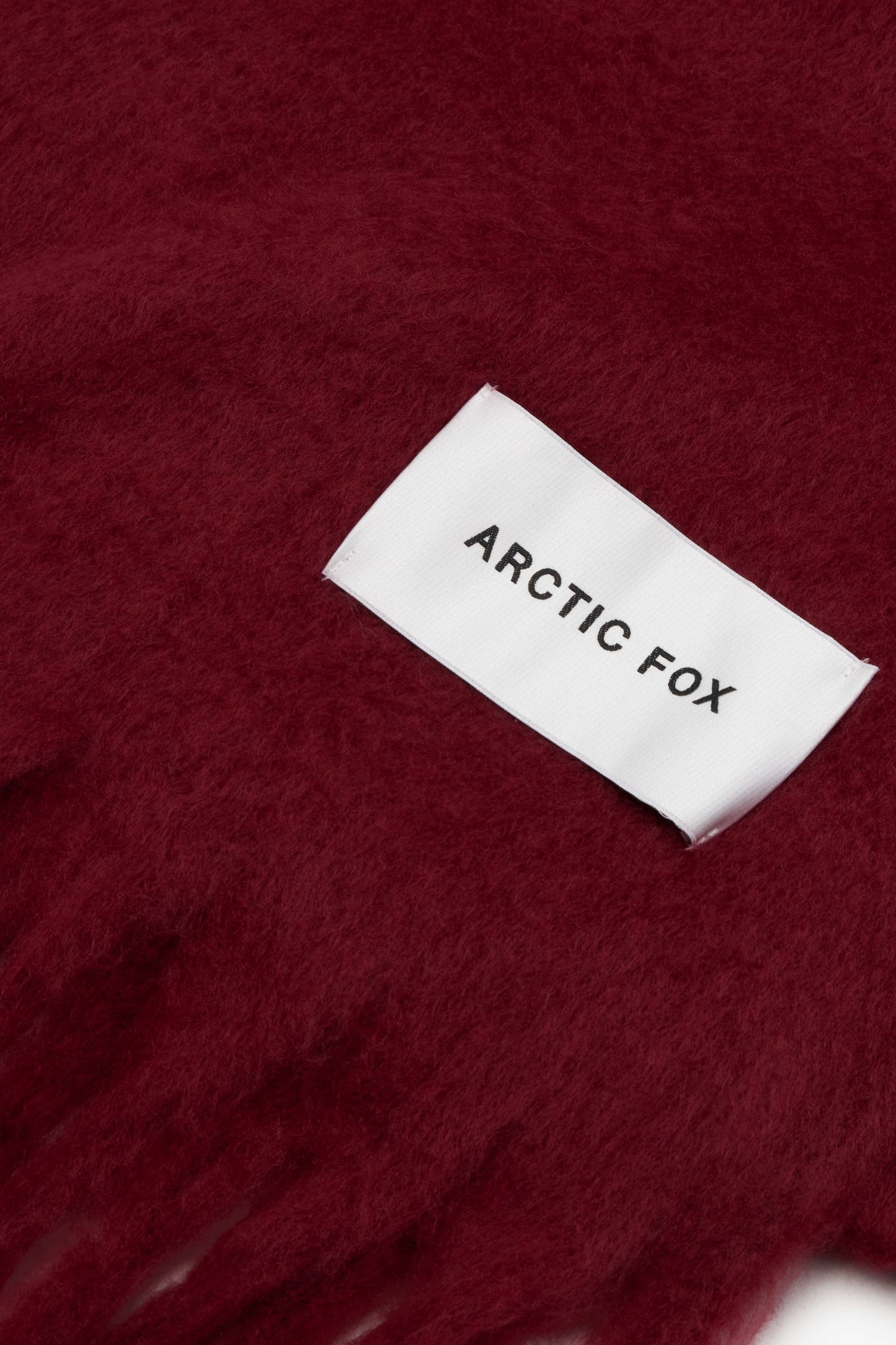 Arctic Fox & Co - The Reykjavik Scarf - 100% Recycled - Cranberry