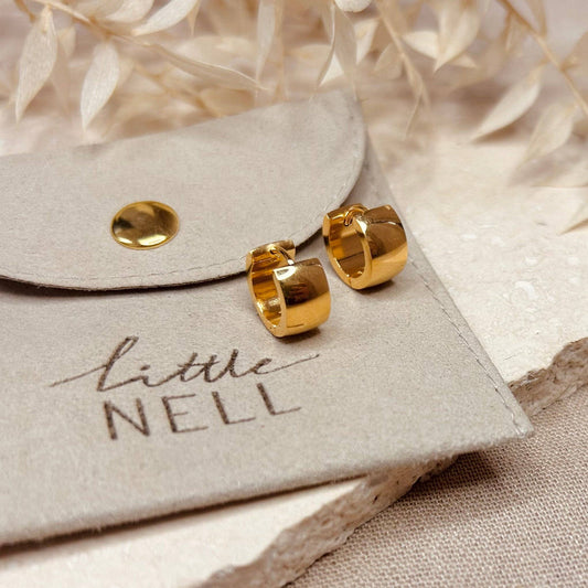 Little Nell Jewellery - Everyday Thick Mini Hoop Earrings