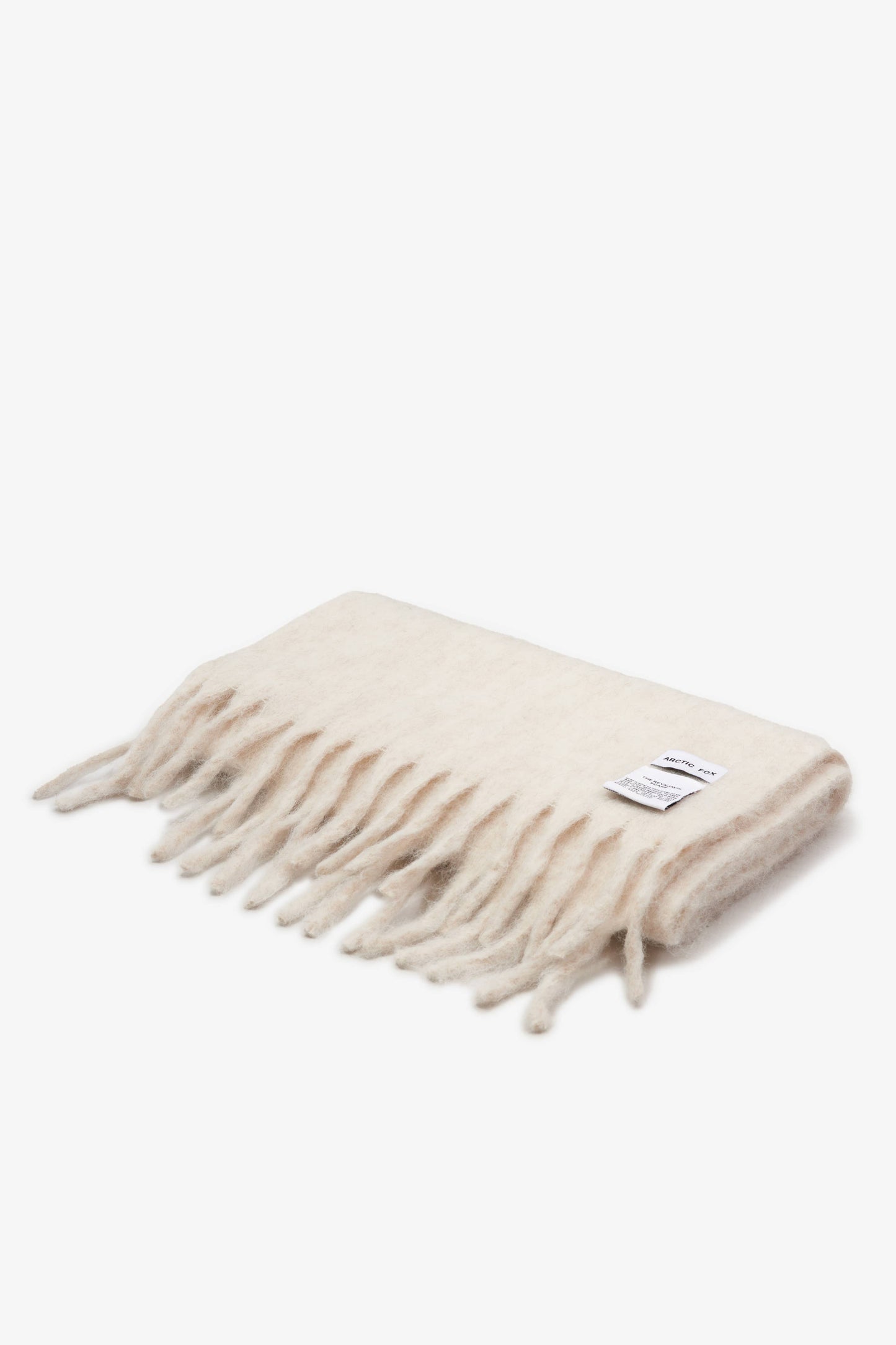 Arctic Fox & Co. - The Reykjavik Scarf with RWS Wool - Natural White