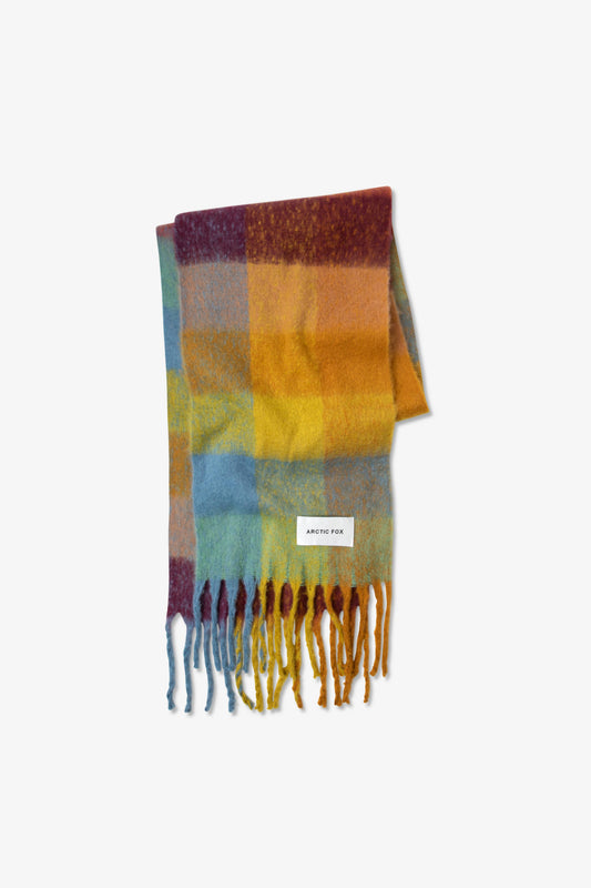 Arctic Fox & Co. - The Reykjavik Scarf - Yellow Check