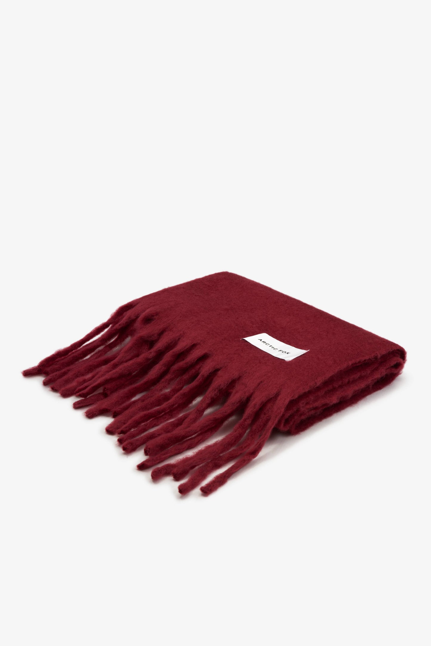 Arctic Fox & Co - The Reykjavik Scarf - 100% Recycled - Cranberry