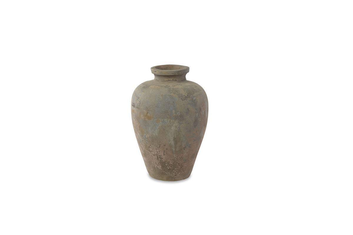 Nkuku Affiti Clay Pot - Antique Grey - Small