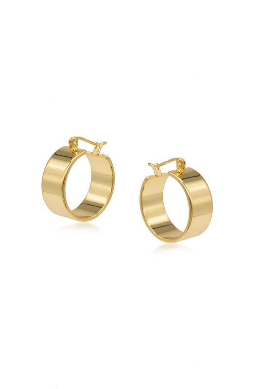 Arctic Fox & Co - Gold Everyday Hoop Earrings - Charlotta