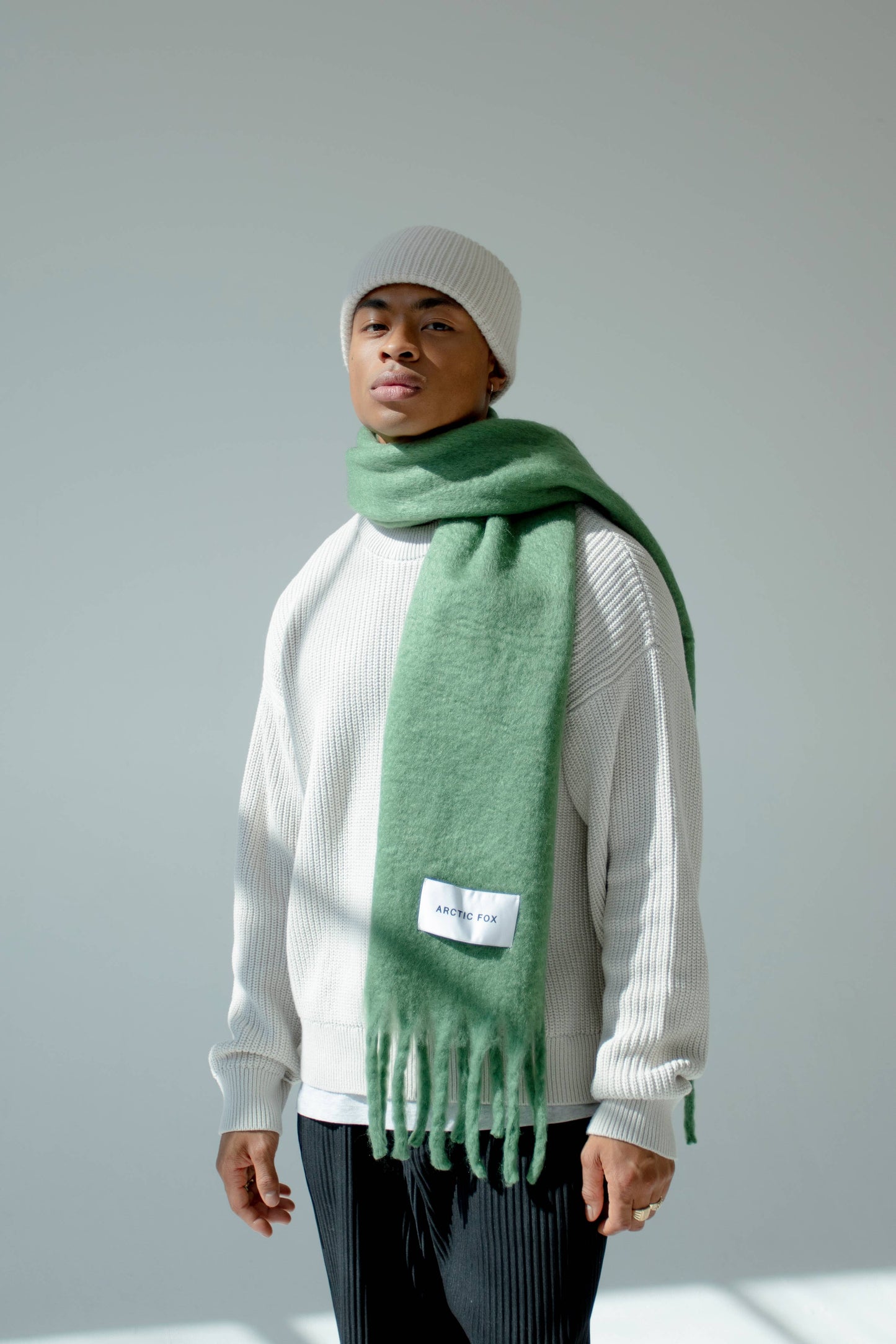 Arctic Fox & Co - The Stockholm Scarf - 100% Recycled - Forest Fern