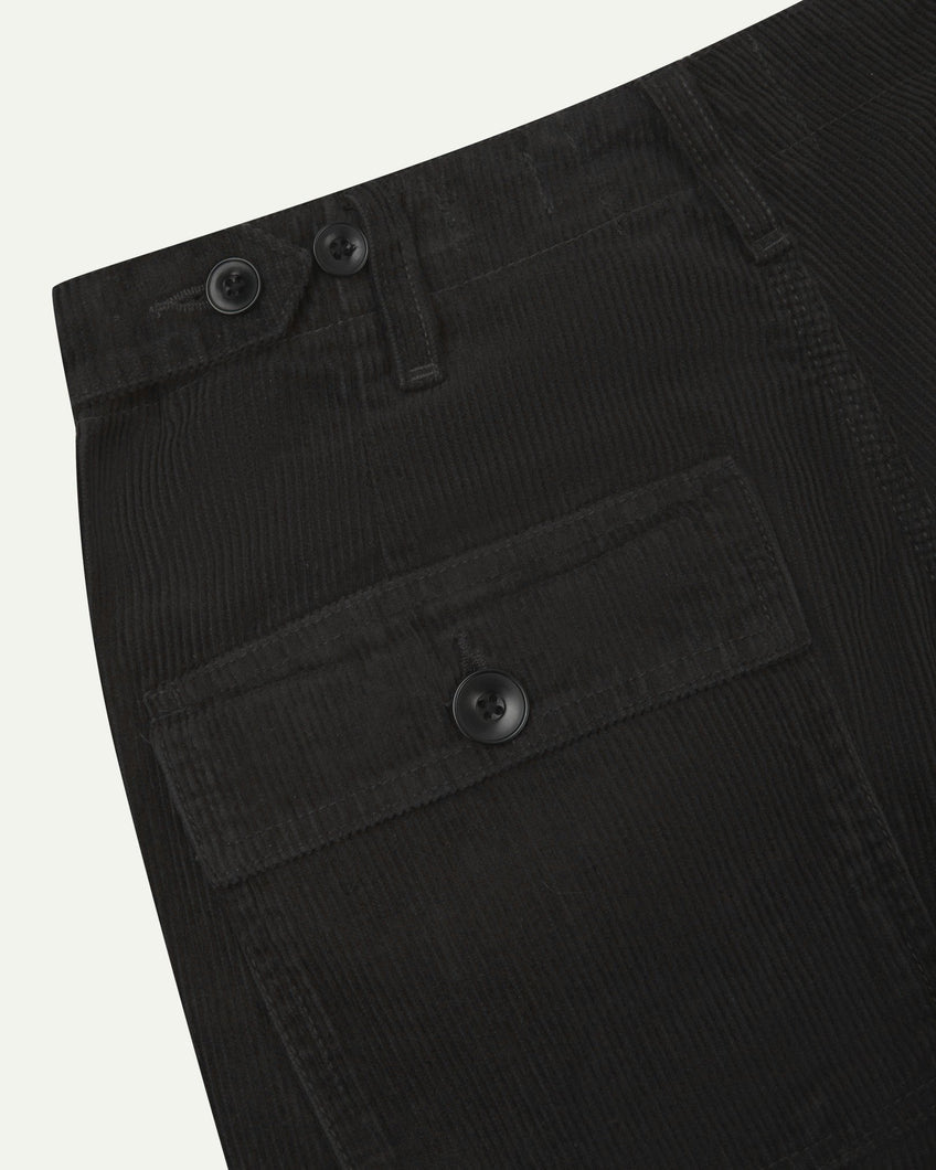 Uskees Cord Workwear Pants - Charcoal