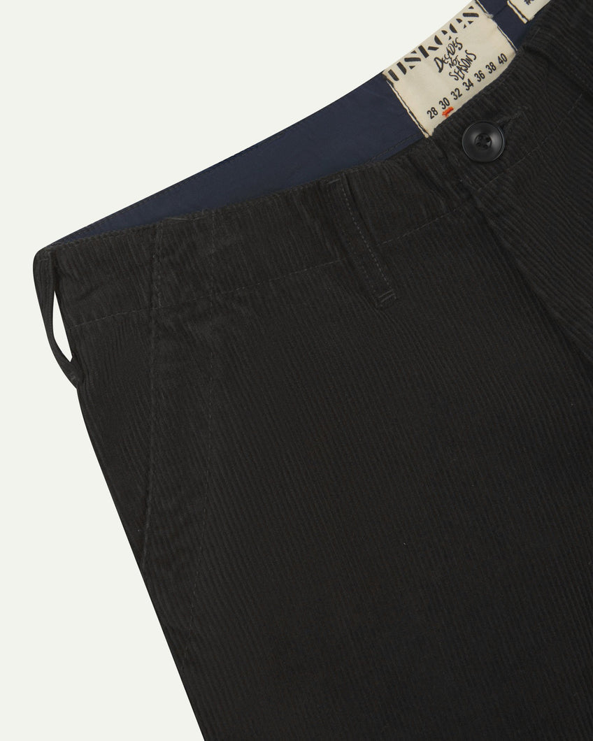 Uskees Cord Workwear Pants - Charcoal