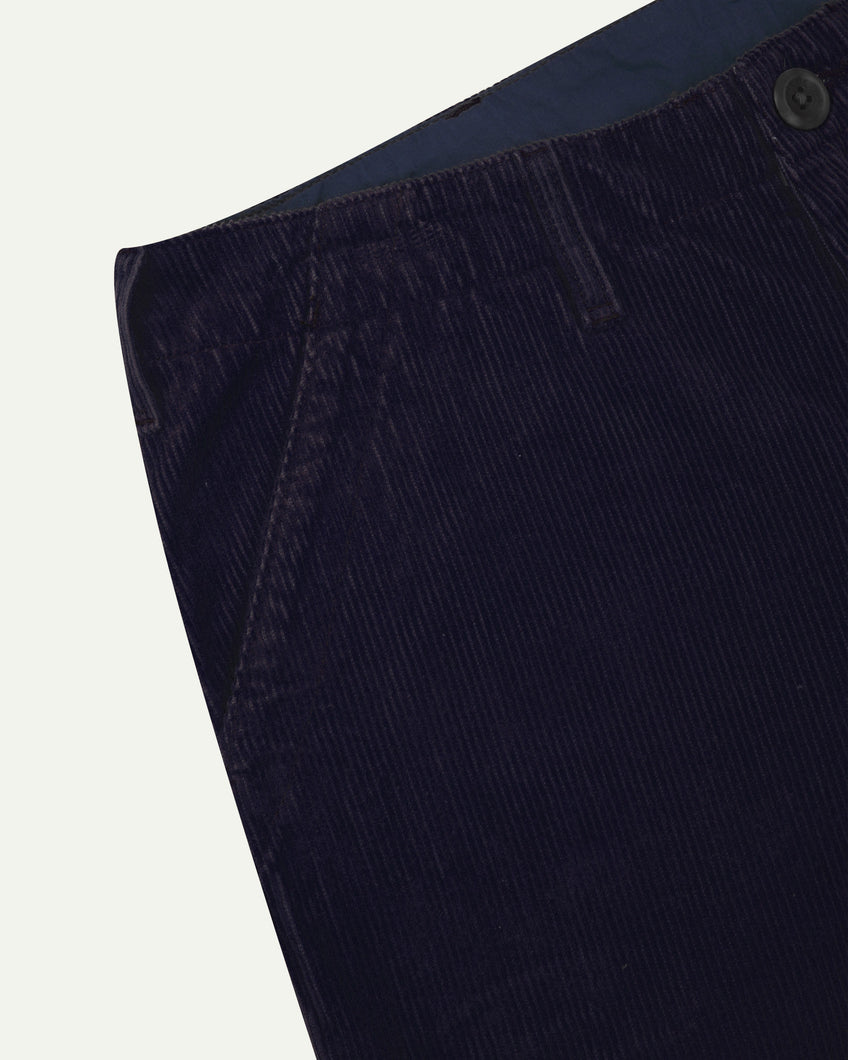 Uskees Cord Workwear Pants - Midnight Blue