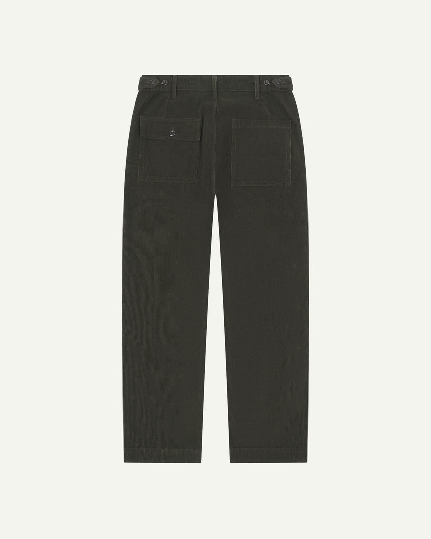 Uskees Cord Workwear Pants - Seaweed