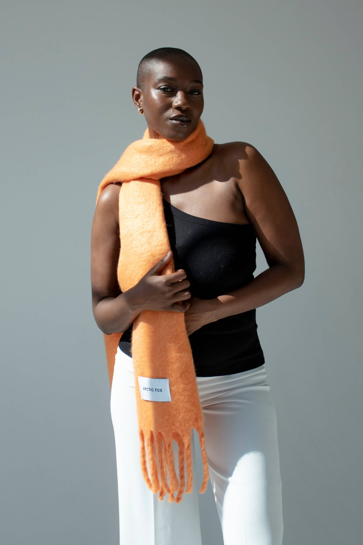 Arctic Fox & Co - The Stockholm Scarf - 100% Recycled - Apricot