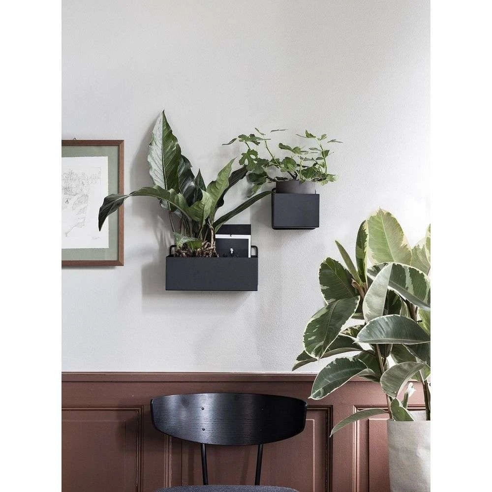 Ferm Living Square Wall Plant Box - Black