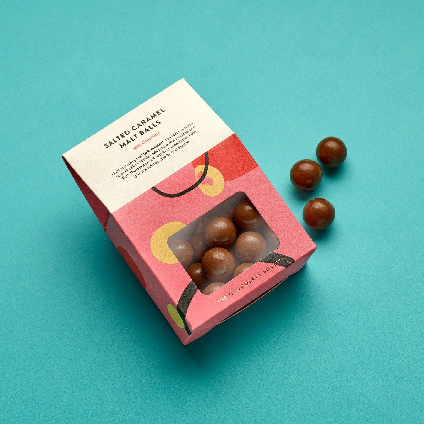 The Chocolate Society - Salt Caramel Malt Balls