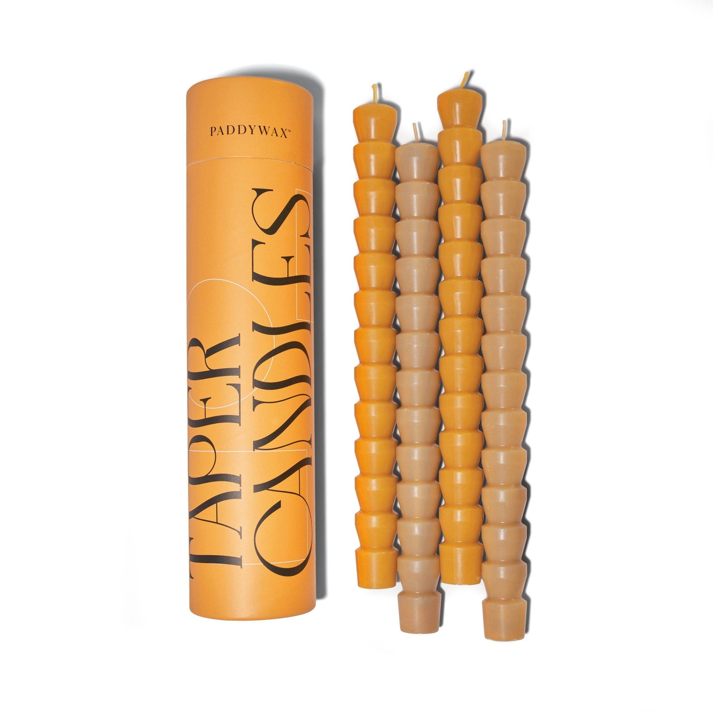 Designworks Collective - Paddywax Taper Candle Set - Orange & Peach (Pack Of 4)