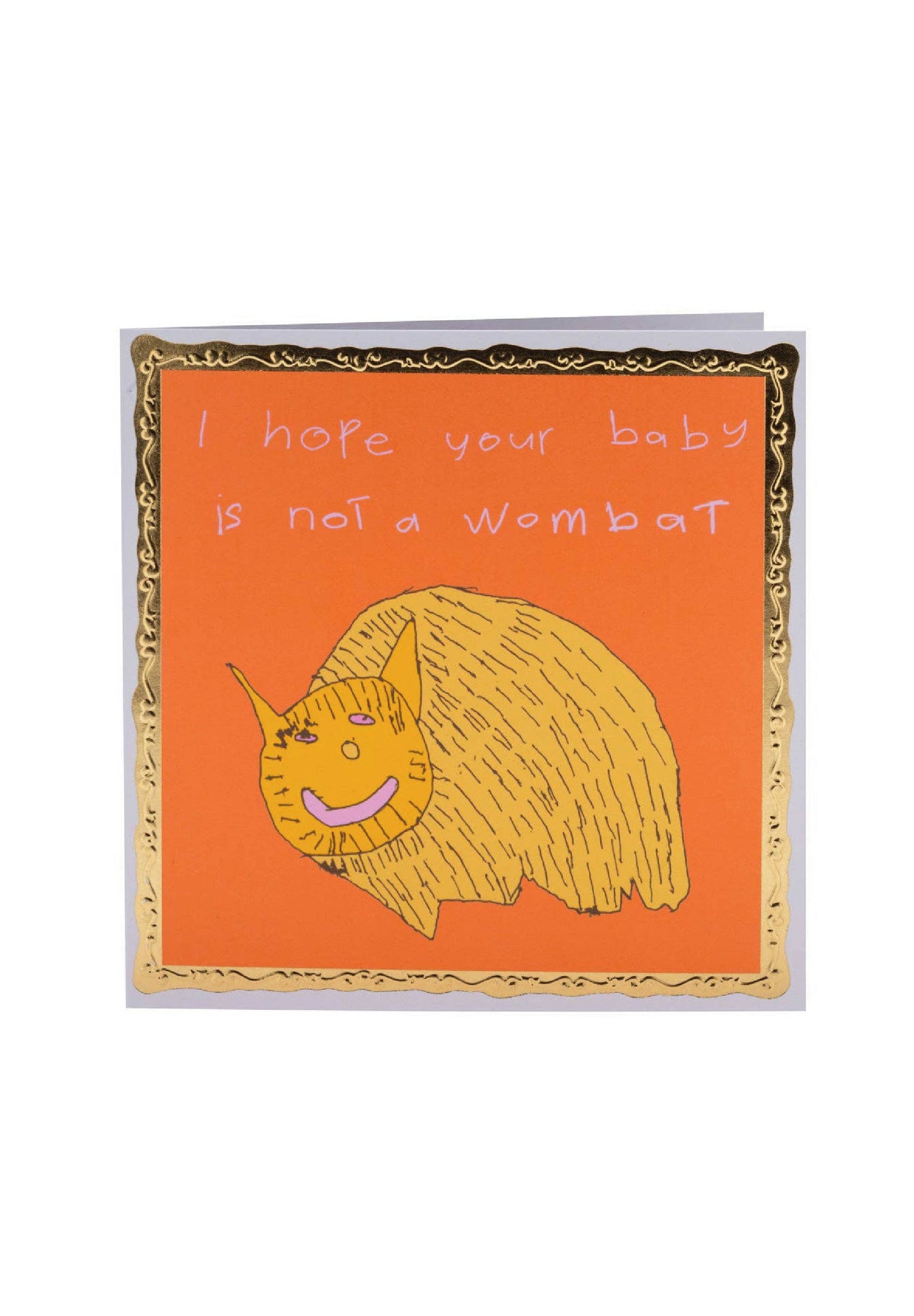 Arthouse Unlimited - I Hope Your Baby Is Not A Wombat, New Baby Card