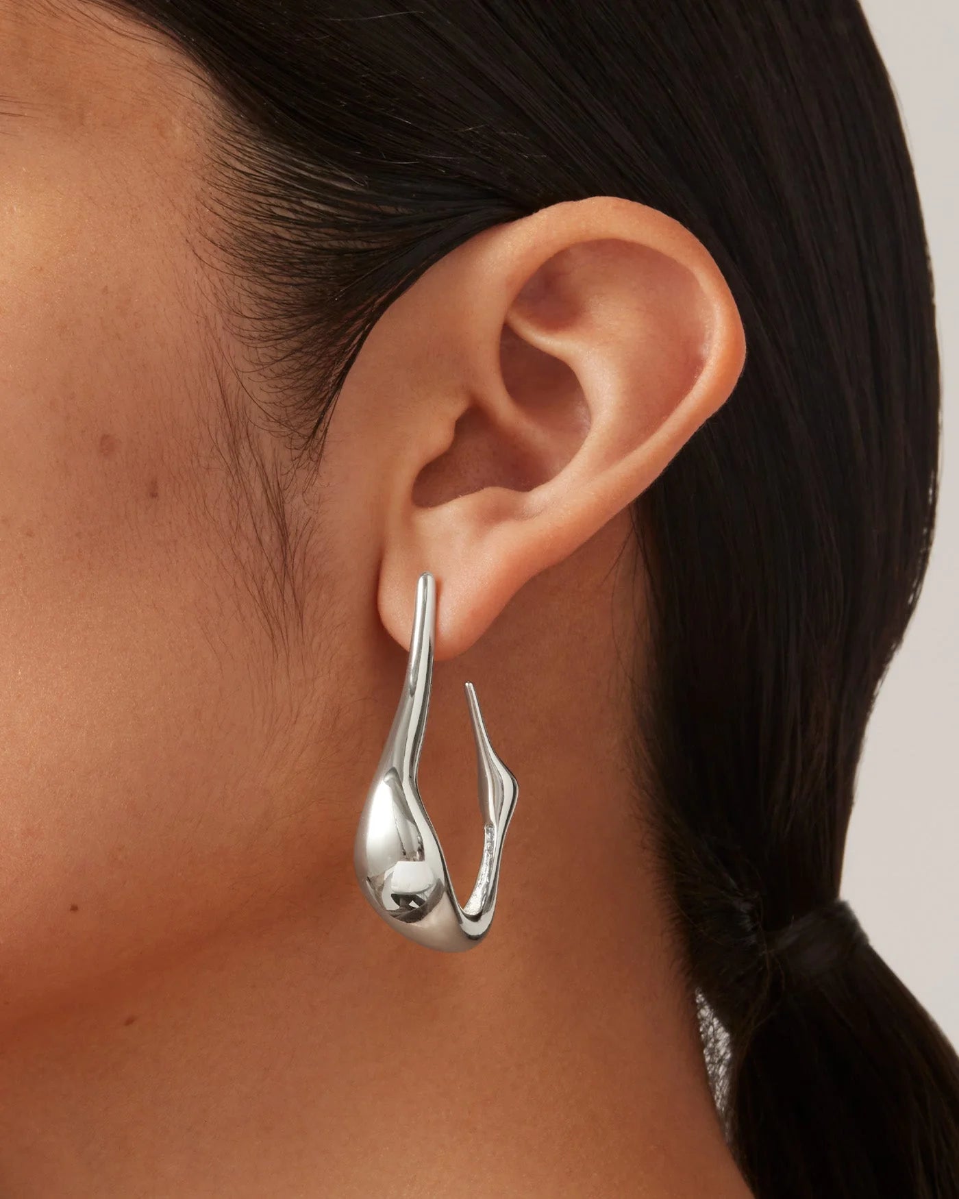 Jenny Bird - Colette Hoops - Silver