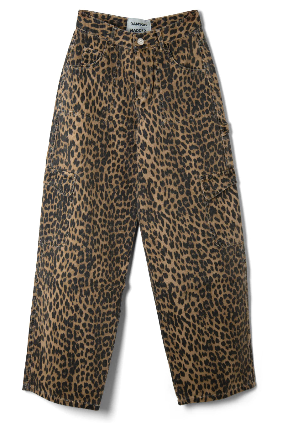 Damson Madder Jeans - Leopard Cargo