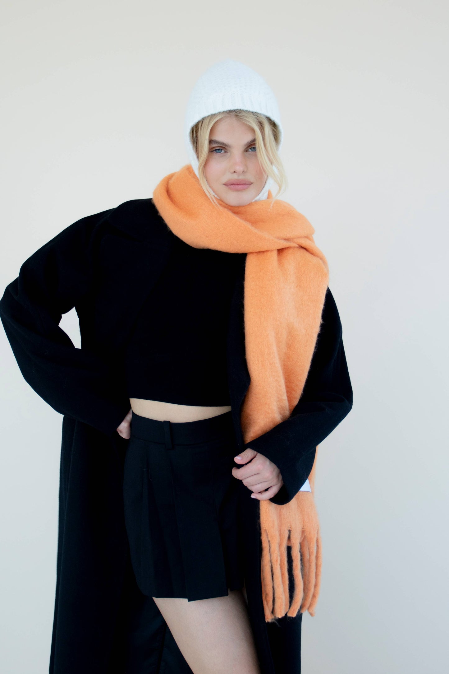 Arctic Fox & Co - The Stockholm Scarf - 100% Recycled - Apricot