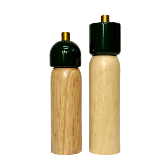 Maegen Salt & Pepper Grinder - Green & Gold