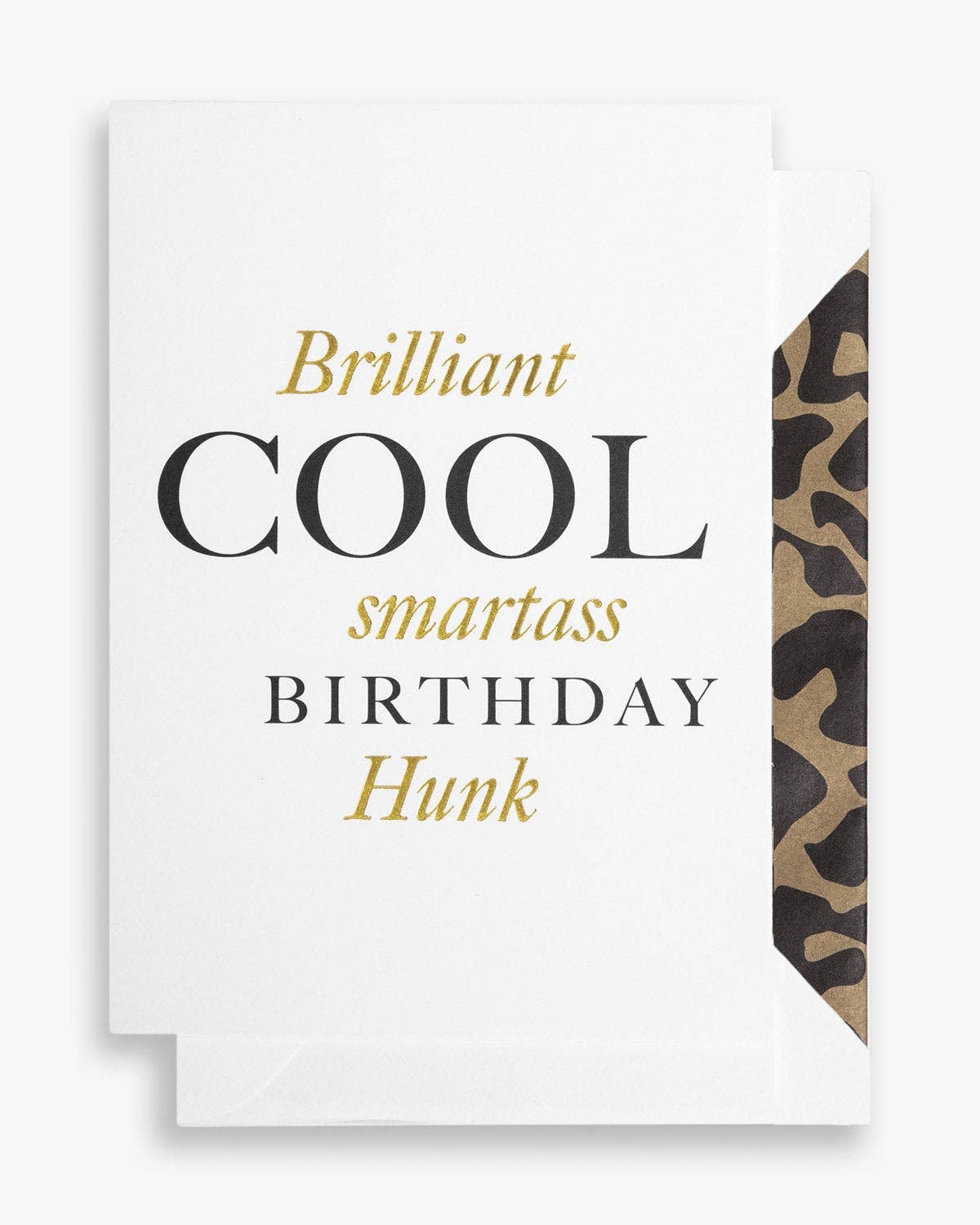 Cardsome Brilliant Cool Smartass Birthday Hunk GREETING CARD A6