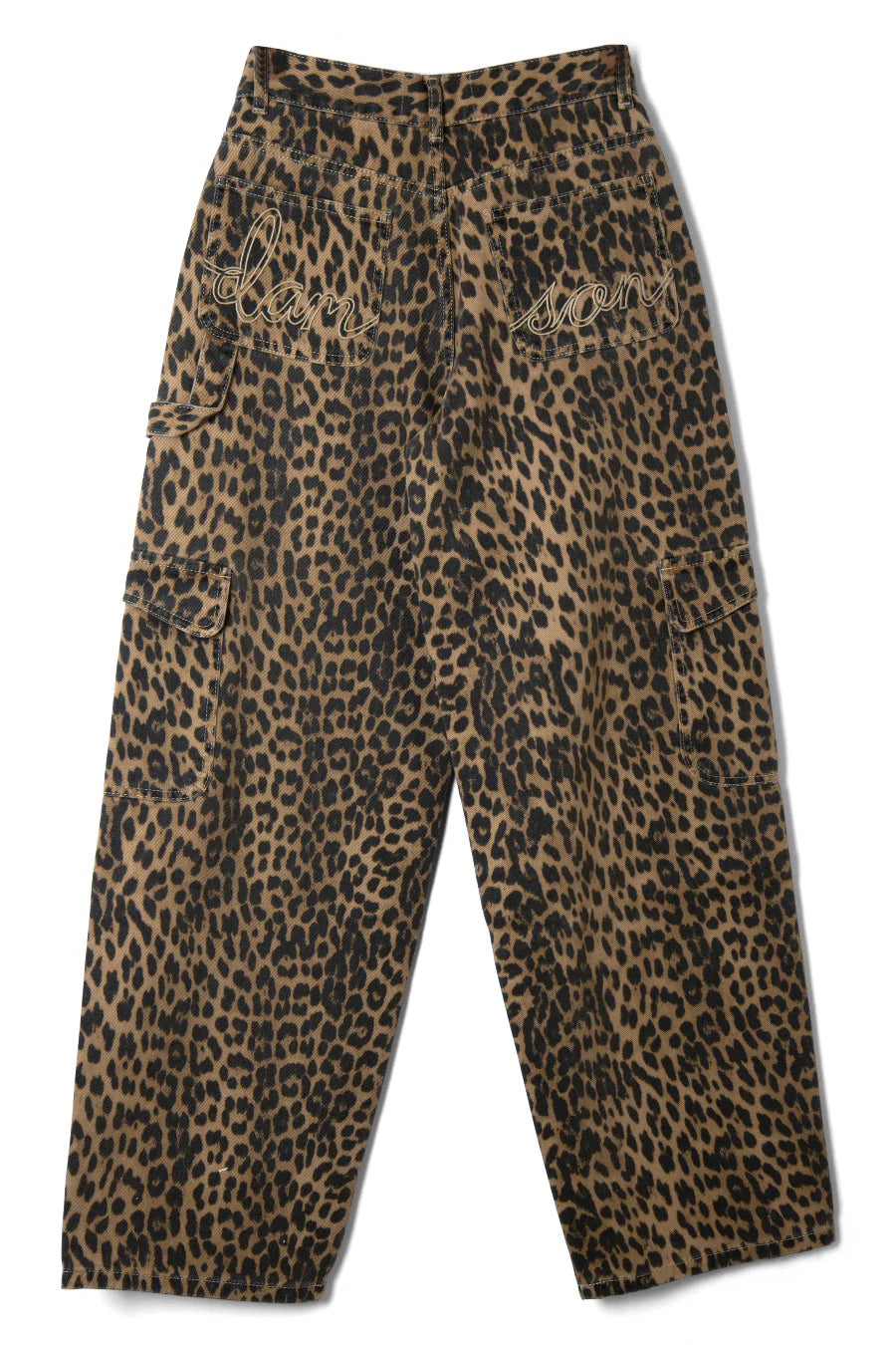 Damson Madder Jeans - Leopard Cargo