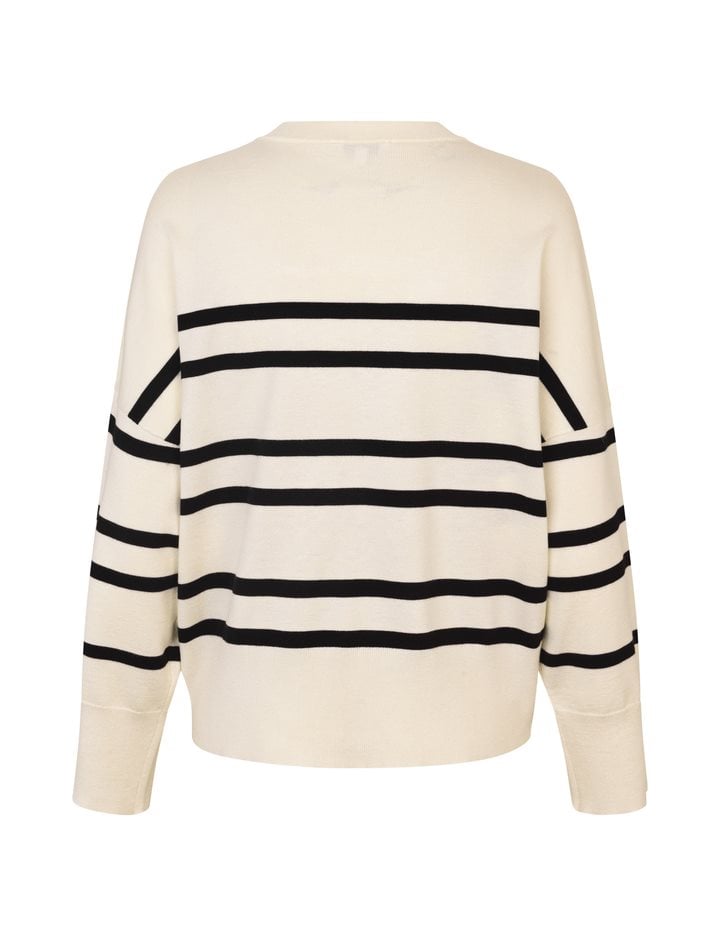 Mbym - Gillian Knit - Sugar Black Stripe