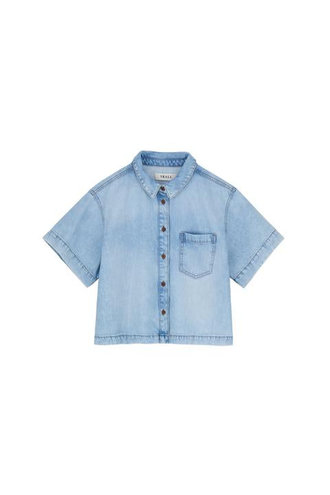 Skall Studio Augusta Shirt - Worn Light Blue