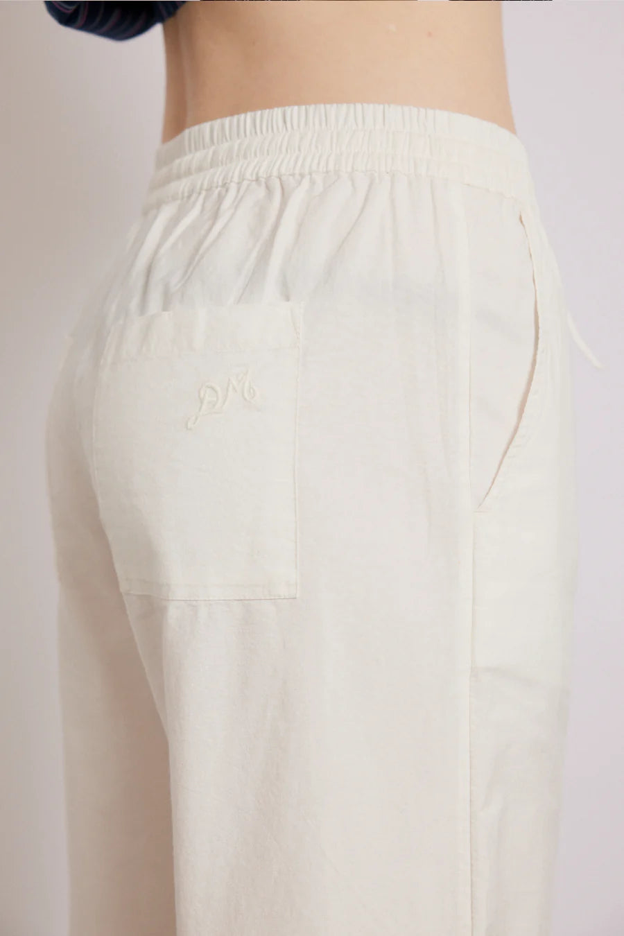 Damson Madder Lana Trousers - White