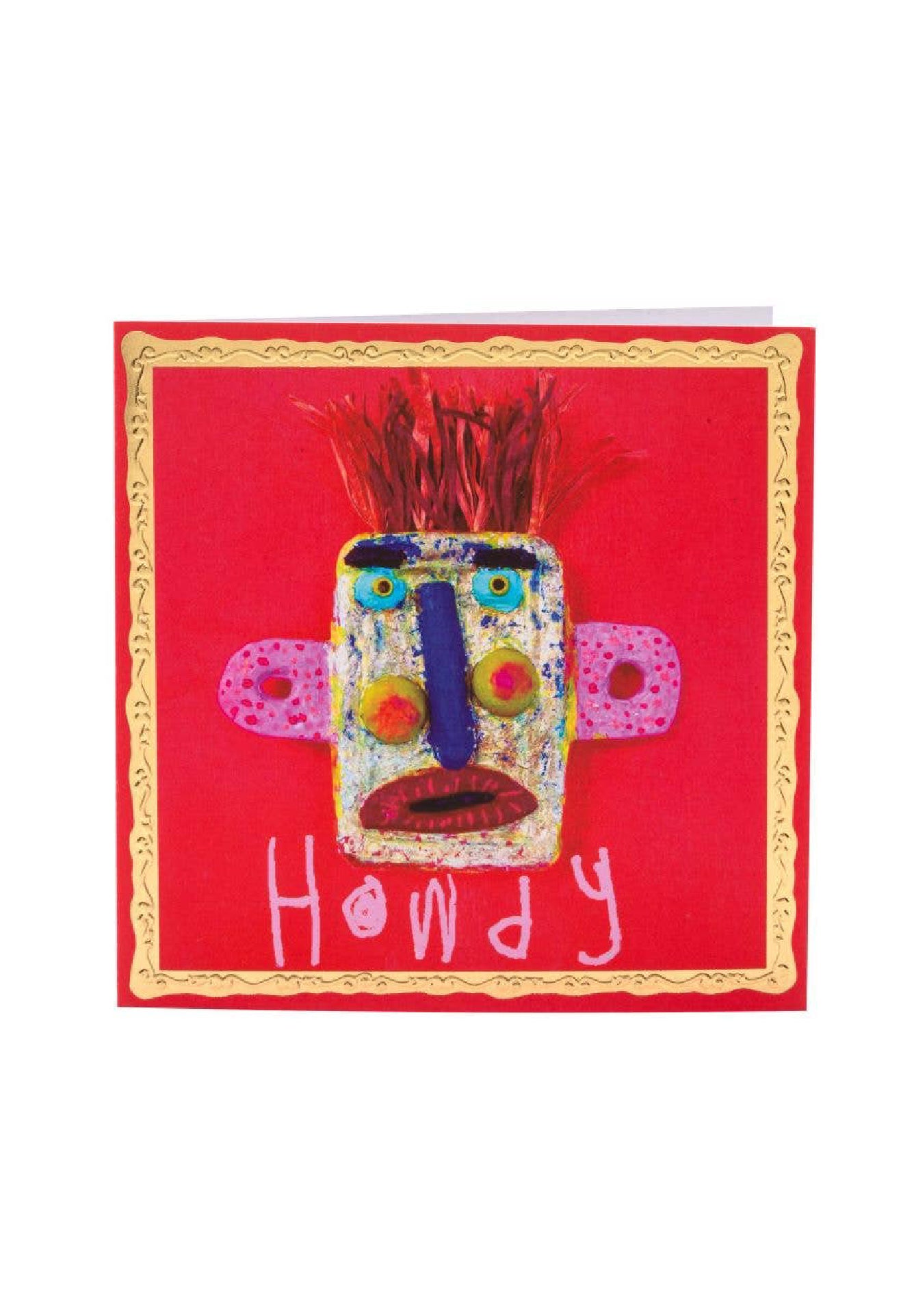 Arthouse Unlimited Howdy Greetings Card