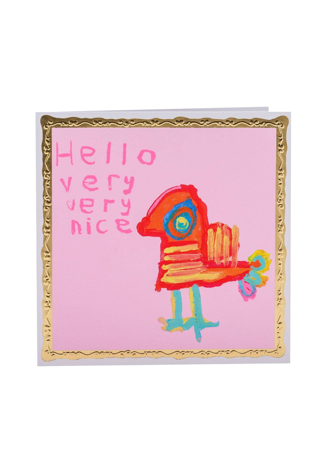 Arthouse Unlimited Hello Very Very Nice Greetings Card