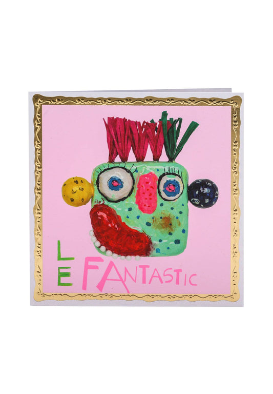 Arthouse Unlimited Le Fantastic Greetings Card