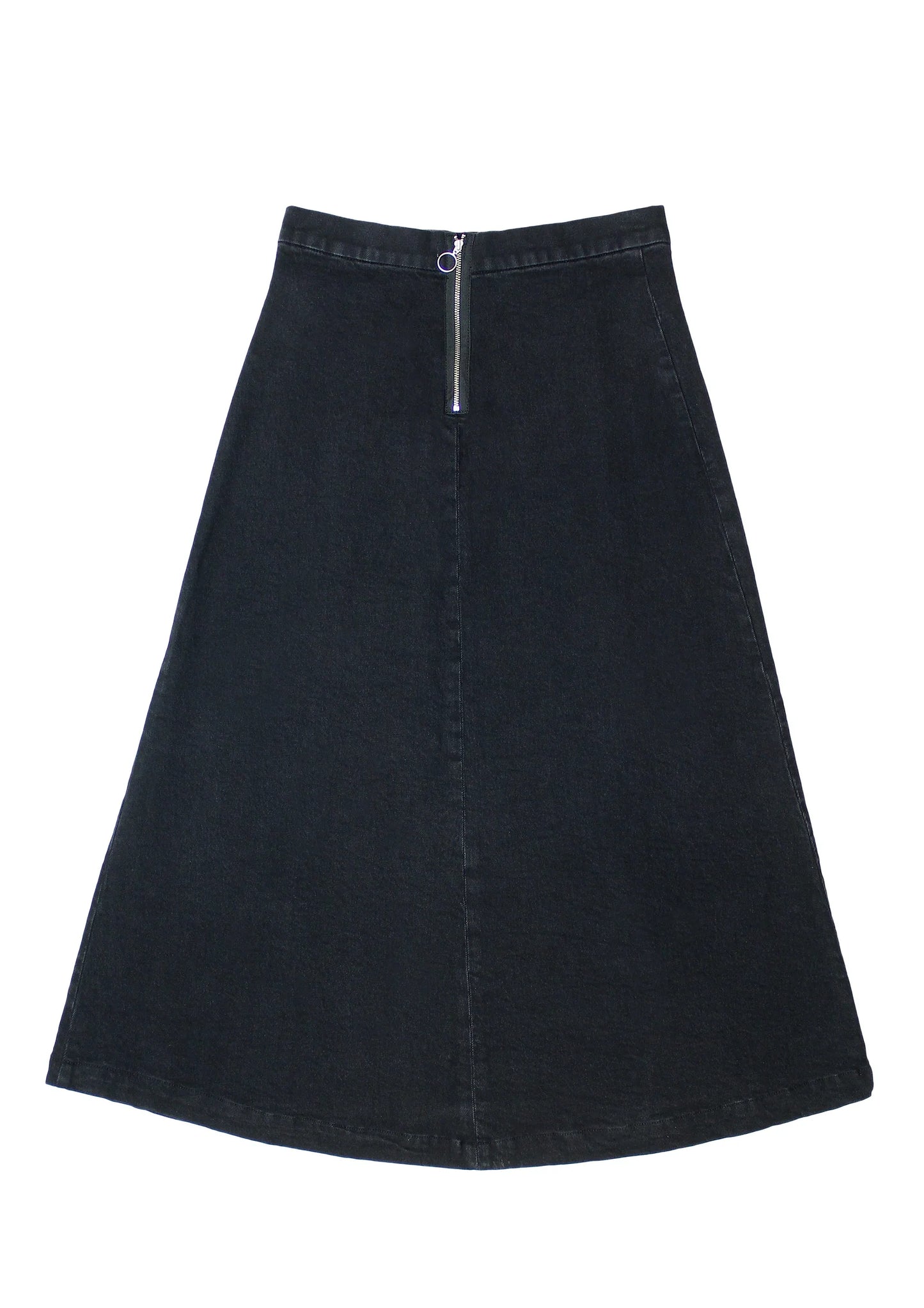 Seventy + Mochi Faye Slip Skirt in Vintage Black