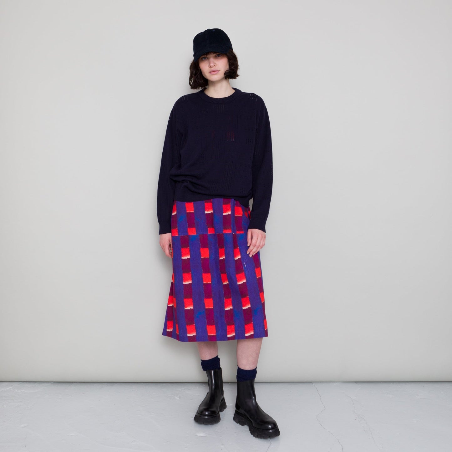 Folk - Pointelle Crew - Dark Navy