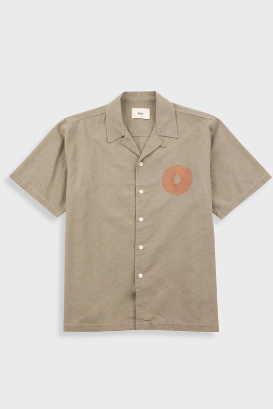 Folk - Relaxed Soft Collar Shirt - Sage